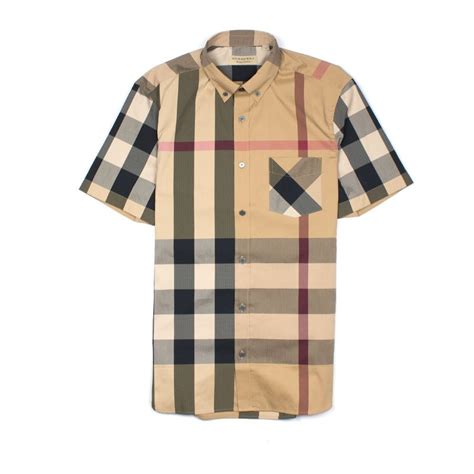 burberry london short sleeve check t shirt|Burberry monogram motif t shirt.